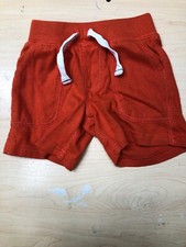 Carter's Toddler Boy Orange Knit Shorts Size 18 Months