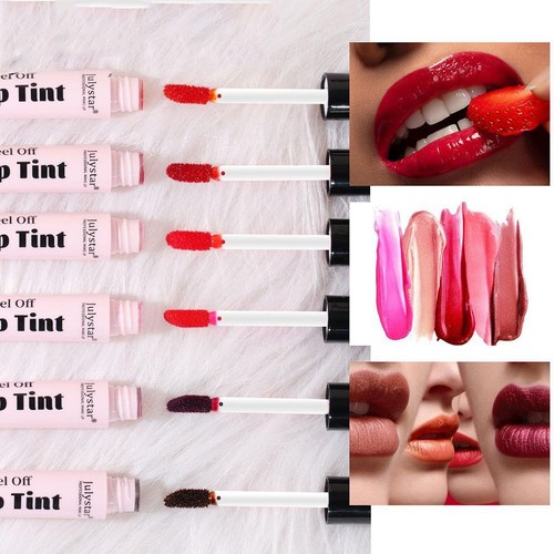 6 Colors Lip Stain Peel off Lip Tint Stain Tattoo Color Lasting' Long 2025