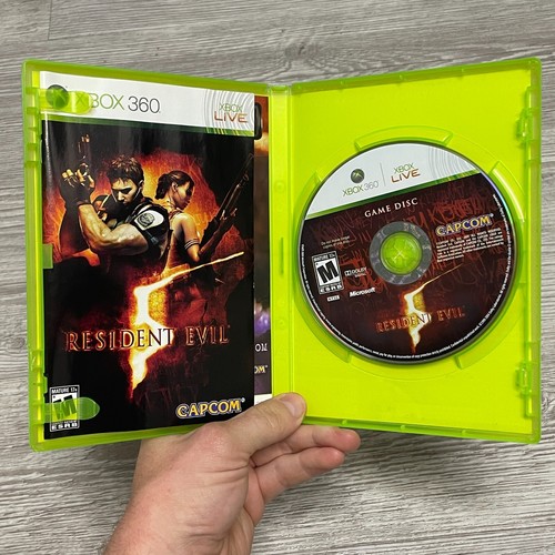 Resident Evil 5 Microsoft Xbox 360 Complete Tested Clean Disc - Picture 2 of 4