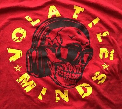 Volatile Minds T-Shirt, Red, Size Medium