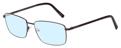 Enhance BIG&TALL EN4161 Multi-Focus Lens Blue Light Blocking Glasses Brown 60 mm