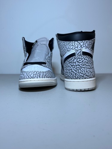 Air Jordan 1 Retro High OG White Cement Sneaker Men's Size 11 DZ5485-052 - Picture 7 of 10