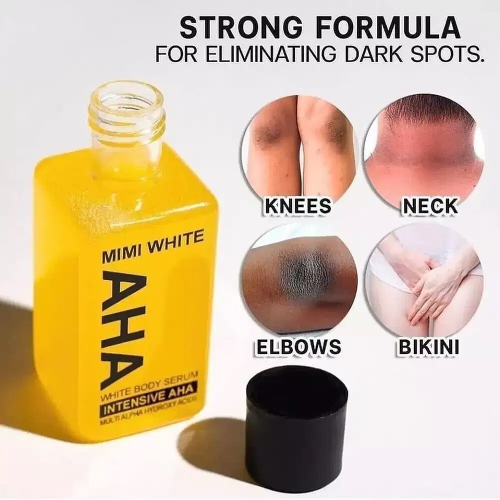 Mimi White AHA Body Serum Intensive AHA w Original Box & Serial