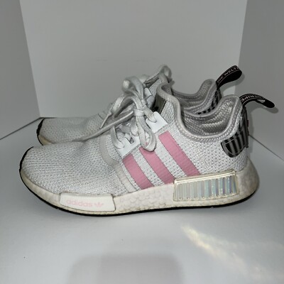 Adidas NMD R1 Womens Size 8 Shoes White True Pink Hologram Athletic  Sneakers | eBay