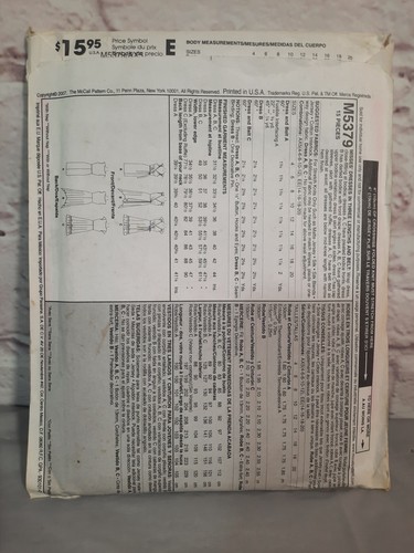 McCall's Women's Day Collection Wrap Dress Pattern 5379 3 Lengths UNCUT 4 - 12 - Picture 3 of 3