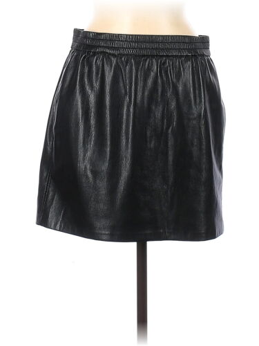 Babaton Women Black Faux Leather Skirt M - image 1