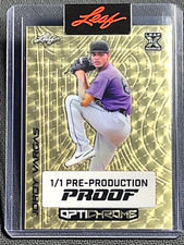 Marketplace image: 2024 Leaf Opti Chrome Superfractor ROOKIE Jordy Vargas 1/1