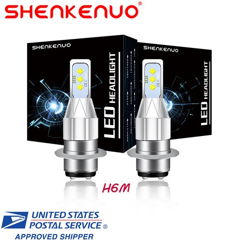 For Yamaha Rhino 450 660 700 Super Bright 100w H6M LED Headlight Bulbs