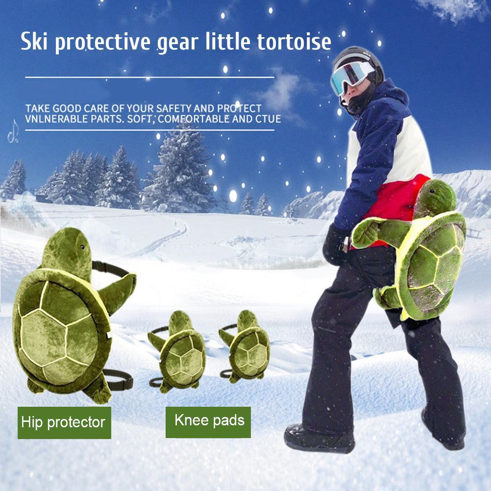 c)Large Turtle Butt Pads For Skiing Skating Snowboarding