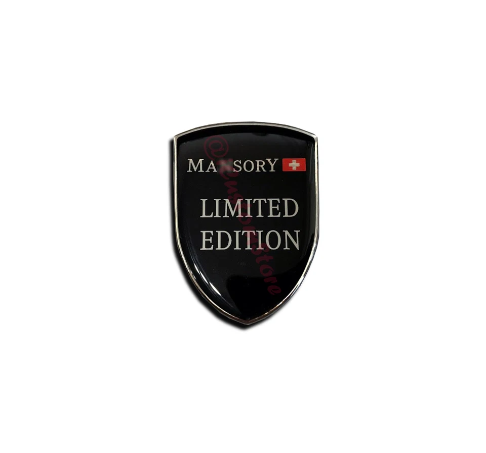 Mansory Limited Edition-Stil Logo-Abzeichen-Emblem Alle Mercedes Smart Fahrzeuge - Image 4 of 4