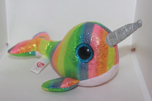 Ty Beanie Boos - Nori il narvalo (6 pollici) nuovo con etichette - Foto 2 di 4