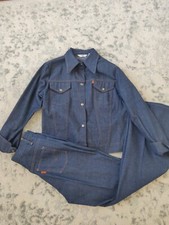 VTG '70s Women's Levi's Orange Tab Denim Top and Flared Jeans
