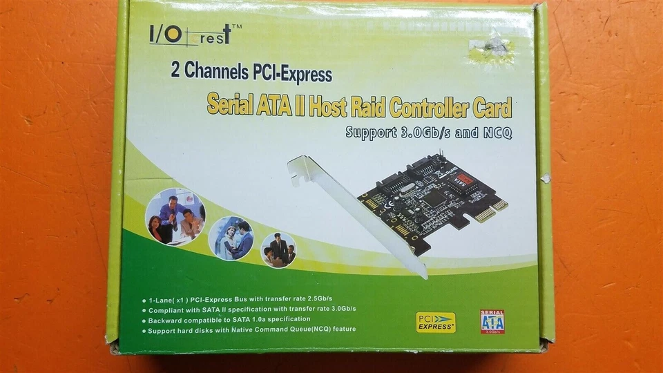 ⭐️⭐️⭐️⭐️⭐️ 2 Channels PCI-E Serial ATA II Host Raid Controller Card SY-PEX40015 - Image 4 of 4