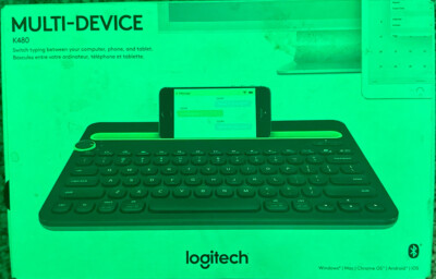 Logitech K480 Wireless Multi-Device Keyboard for Windows,Mac, Smartphones- Black