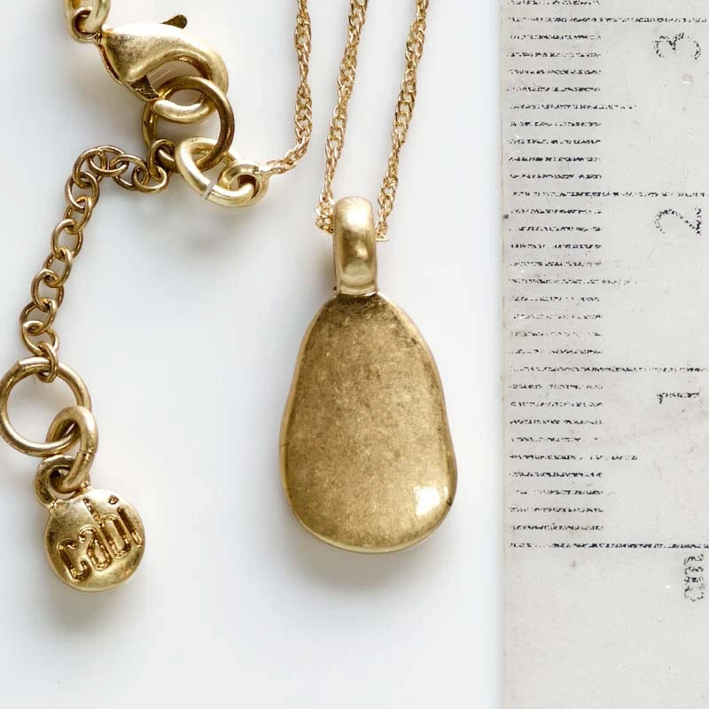 Nuevo Collar Colgante 16" Cabi Shell Etiqueta Retro Mujeres Fiesta Vacaciones Joyería Regalo Foto 3 de 3