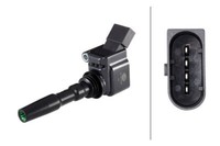 1X Hella ZÜNdspule Polig FüR Audi A1 A3 A4 Seat Ibiza Skoda VW Caddy Golf