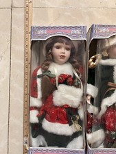 Cathay Collection Porcelain Dolls 18 Inch Ela Christmas Dress! Damia Also 4 Sale