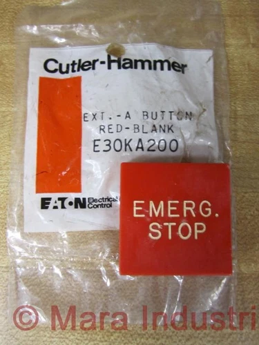 Cutler Hammer E30KA200 Eaton Button Blank