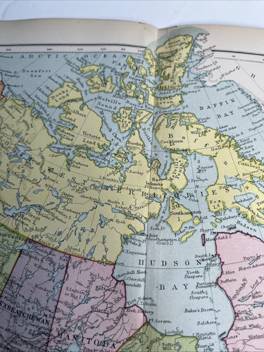 1910: Political Map Of Dominion Of Canada With Newfoundland PSA #45 Print C - Picture 7 of 13