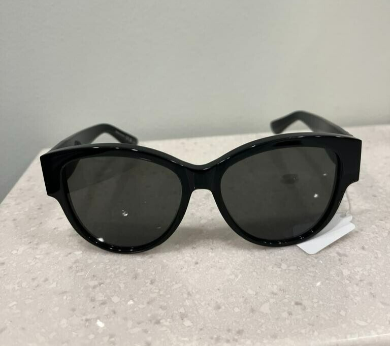 Yves Saint Laurent SL Occhiali da Sole Donna Quadrati M3002 Nero