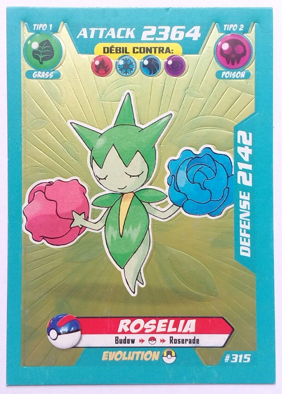 CARD POKEMON 3R VOL. III #077 ROSELIA 2018 Hoenn PERU South America Edition TCG