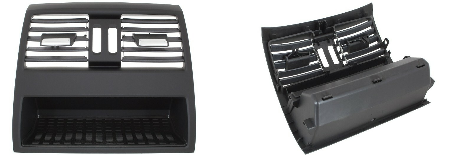 Grille habitacle ventilation arrière noir pour buse aération console centrale BMW F10