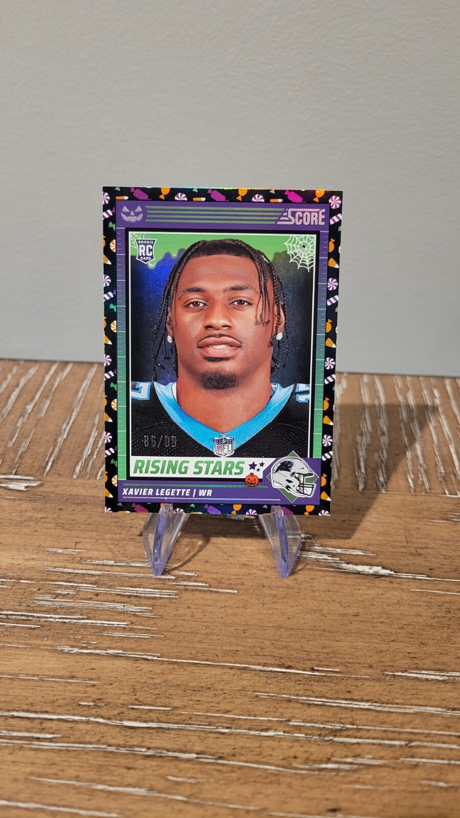2024 Panini Score-A-Treat Xavier Legette /99 RC Rookie Parallel Panthers