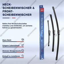 Scheibenwischer Heckwischer Set Passend für VW Polo V (6R/6C) Bj. 2008-2017