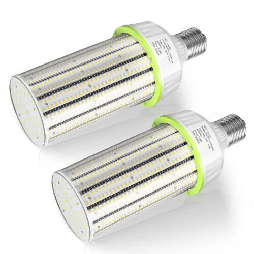 2Pack 120W LED Corn Cob Light Bulbs 6000K Replace 500W HPS/Metal Halide E39 Base