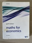 Maths for Economics by Geoff Renshaw (second edition)