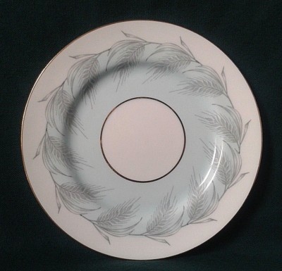 AYNSLEY BLAU WEIZEN BEILAGENTELLER BONE CHINA TEETELLER ODER BROT- UND BUTTERTELLER