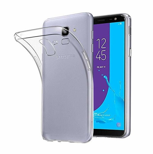 COVER TRASPARENTE per SAMSUNG GALAXY J6 2018 SM-J600F Custodia Silicone gel TPU - 第 1/3 張圖片
