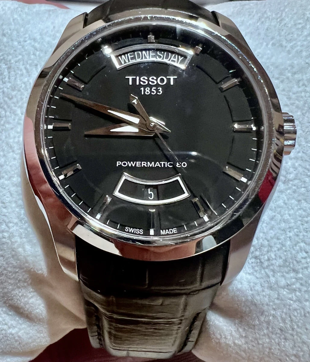 tissot day date powermatic 80
