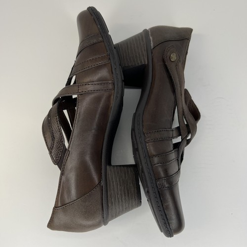Earth Origins Marietta Macey Brown Leather Pumps Womens Size 8.5 Heels - Picture 7 of 9