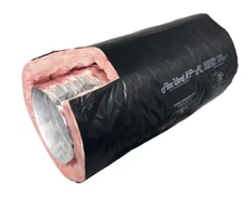 Thermaflex 8" x 25'  FC Black Insulated Flex Flexible Duct R6 Heat HVAC Venting