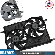 Radiator & Condenser Fan Assembly GM3115219 For GMC Acadia Traverse Chevrolet