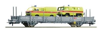 Roco 66791 Rungenwagen, H0 beladen 01 85 330 0 554-4 SBB