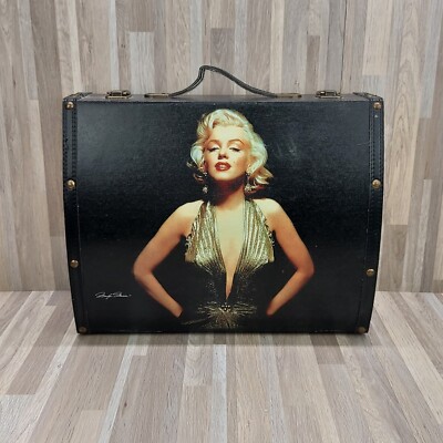 Rare Marilyn Monroe Wooden Suitcase Approx 13½