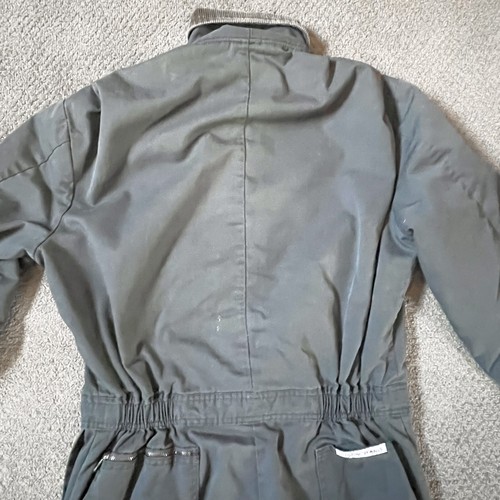 Walls Zero Zone Insulated Coveralls Lined Size Large Tall Gray Outerwear Vintage - Picture 7 of 13