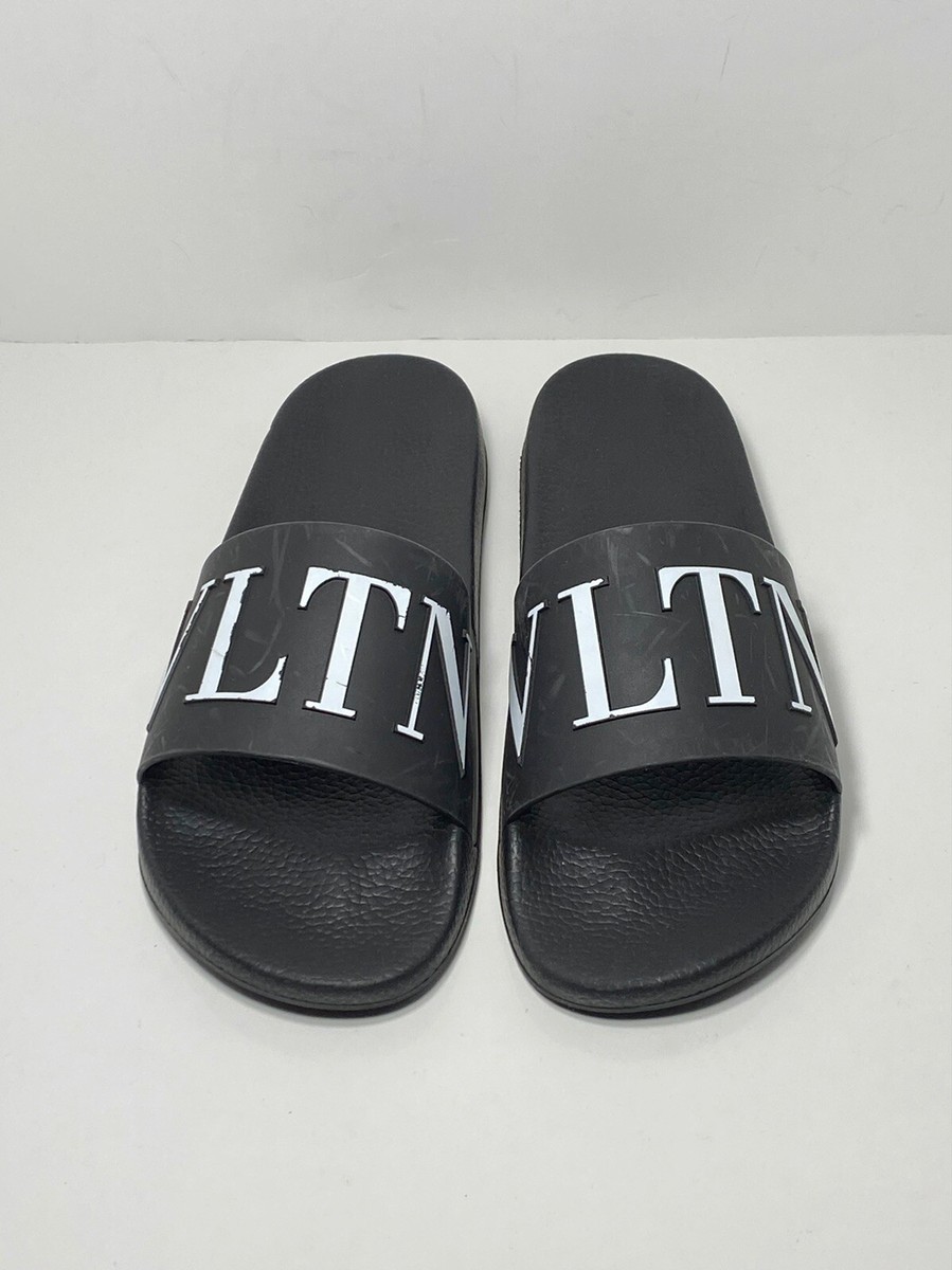 Valentino Garavani VLTN Rubber Slider Sandals size 44 | eBay