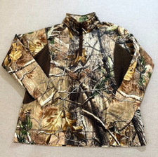 RedHead Hunting Jacket Adult XL Brown Camouflage 1/4 Zip Long Sleeve Mens