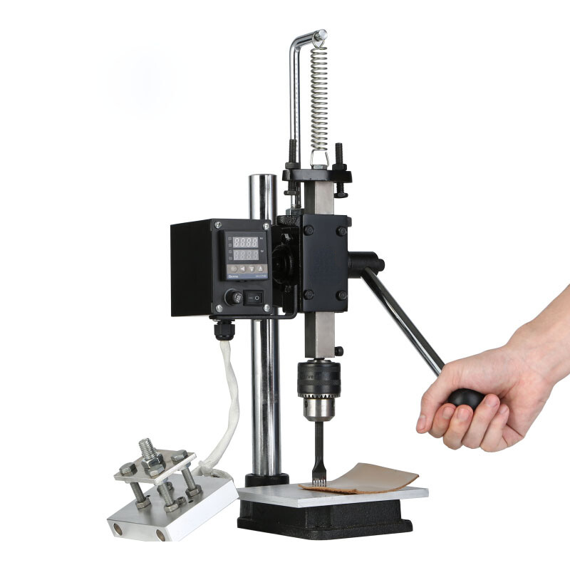 Electric Embosser Machine Leather Hot Foil Stamping Machine Emboss Press Tool