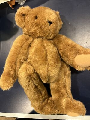 ぬいぐるみ vintage teddy bear large size Vermont Teddy Bear Brown Jointed Stuffed Animal 15” Tall | eBay