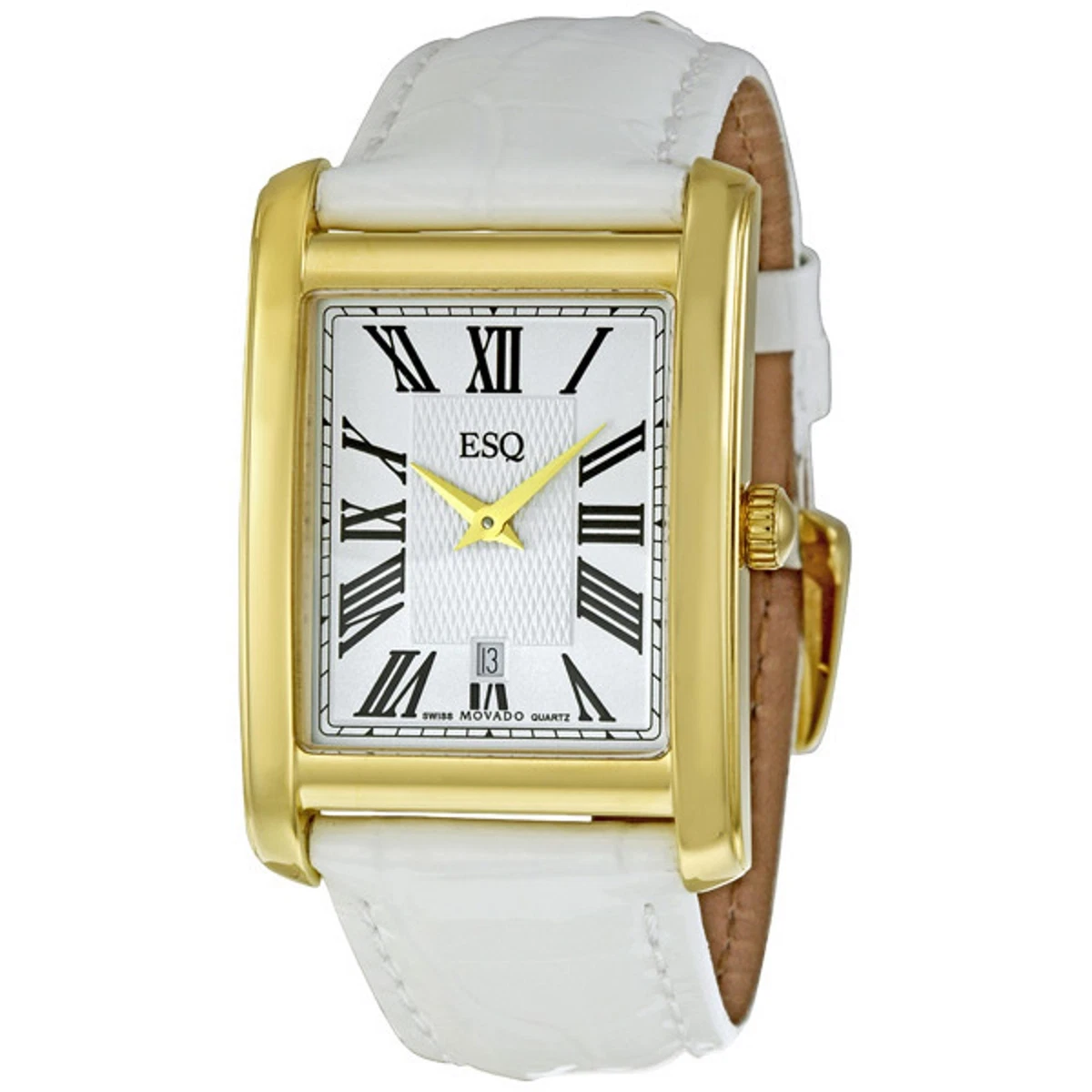 ESQ by Movado Fillmore Silver Tone Dial Women s Watch 07101382 eBay