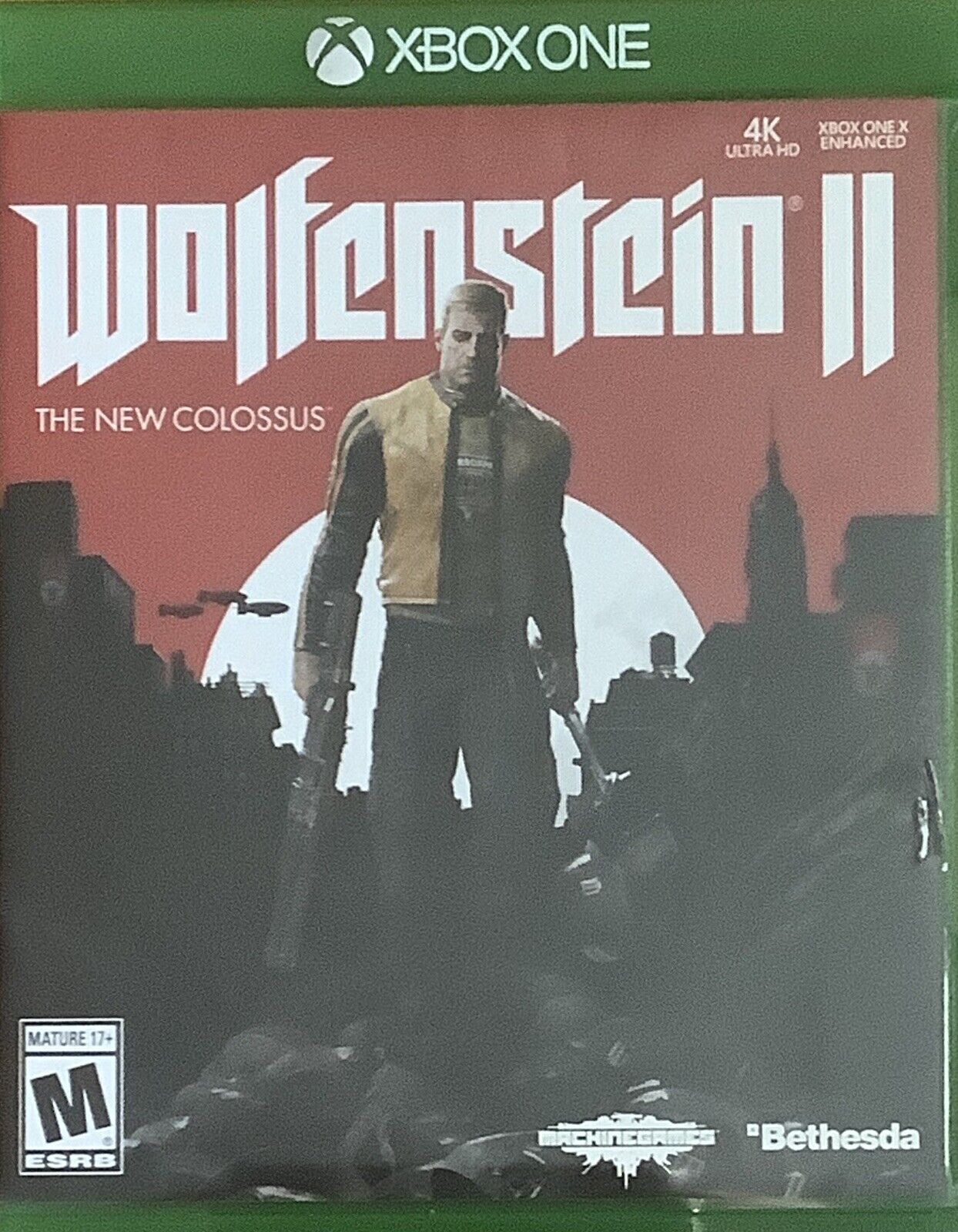 Uitscheiden Dicht overtuigen Wolfenstein II 2 The New Colossus Microsoft Xbox One Video Game + Case  93155172418 | eBay