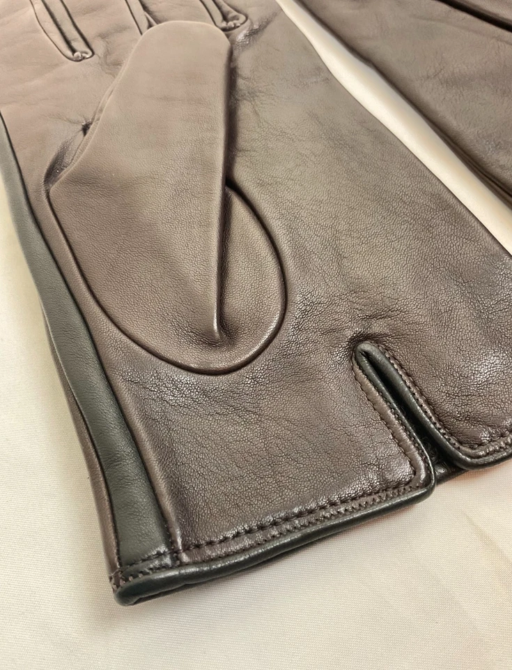 $228 NWT Brand New John Varvatos Collection Leather Gloves - Image 4 of 4