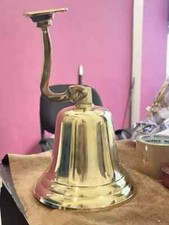 11"Large Nautical Solid Brass Ship's Boat Bell Marine Maritime Wall Decor GIFTs