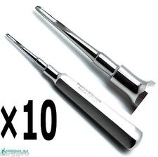 10× Dental Elevator Straight Root Tip 3mm Surgical Extraction Instruments
