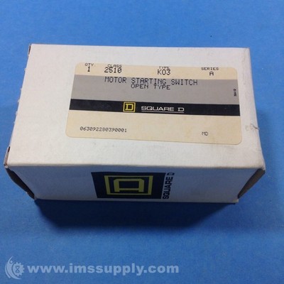 Square D 2510KO3 Manual Switch FNFP