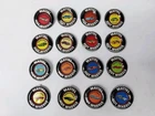 HOT WHEELS REDLINE SWEET 16 ORIGINAL 16 BUTTON SET NICE!!!!